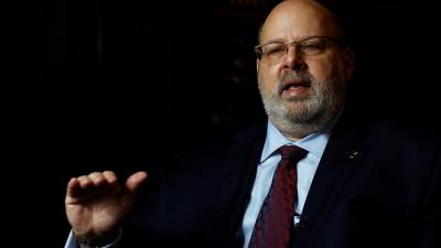 El presidente de la Sociedad Interamericana de Prensa (SIP), el hondureño Jorge Canahuati. EFE/Archivo