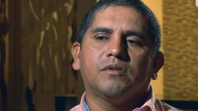 El excapitan Santos Orellana en una entrevista.
