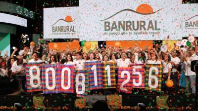 La donación de Banrural fue posible gracias al apoyo de los donantes.