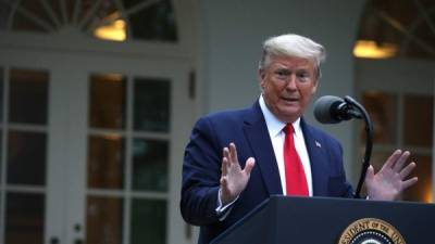El presidente de EEUU, Donald Trump. Foto: AFP