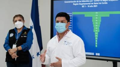 Las autoridades de Salud presentaron el informe sobre la pandemia del covid en Cortés.
