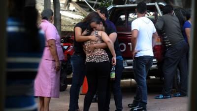 Los restos mortales de los dos primos hermanos fueron retirados de la morgue en horas de la tarde y trasladados a Nacaome, Valle.