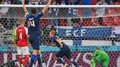 Finlandia comenzó con pie derecho la Eurocopa. Foto AFP.