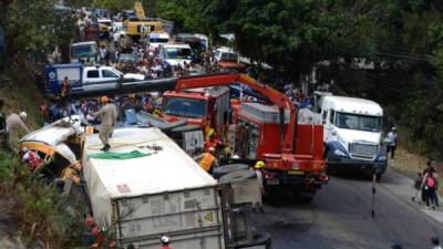 Los accidentes viales constituyen la segunda causa de muerte en Honduras.