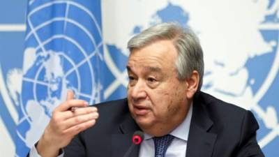 Antonio Guterres, secretario general de la ONU. Foto EFE