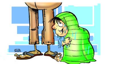 El hombre de los caites.