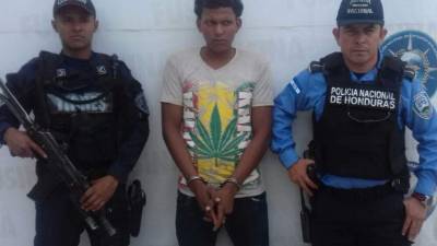 Elementos del comando Tigres detuvieron a Darvin de Jesús Montes Bueso en Yoro.