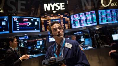 Más de dos tercios de los treinta valores del Dow Jones registran pérdidas
