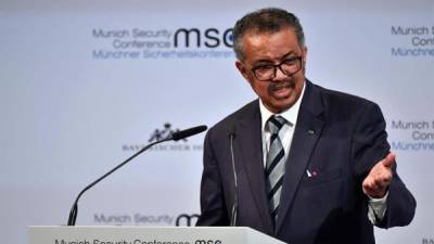 El director general de la OMS, Tedros Adhanom Ghebreyesus.