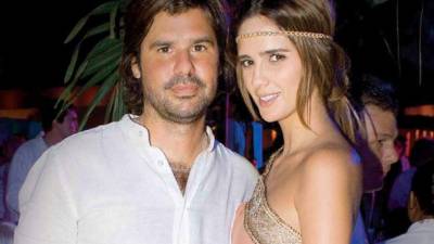 Antonio de la Rúa y su pareja Daniela Ramos.