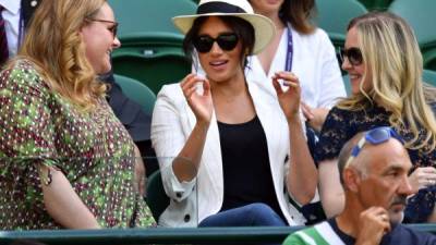 La duquesa de Sussex en Wimbledon el pasado 4 de julio.