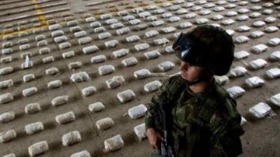 Las autoridades colombianas continúan luchando contra el tráfico de drogas procedente de ese país.