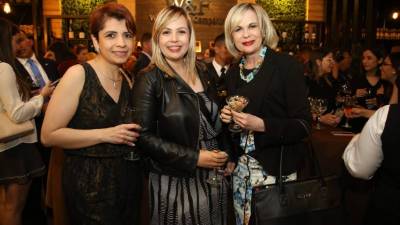 Catherine Vargas, Marissa Soto y Patricia Arias.