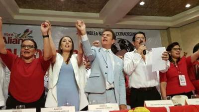 La Alianza de Oposición recibió a Salvador Nasralla en su coalición política.