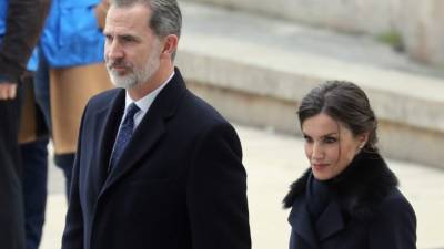 Los reyes de España, Felipe y Leticia. Foto: AFP