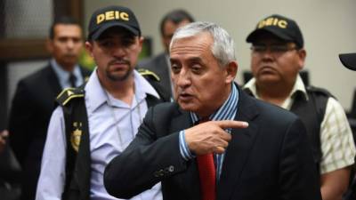 El expresidente de Guatemala Otto Pérez Molina vivió el día más duro de su vida política.