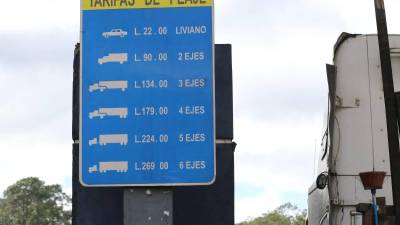 Precio actual en los peajes de Covi | Fotografía de archivo