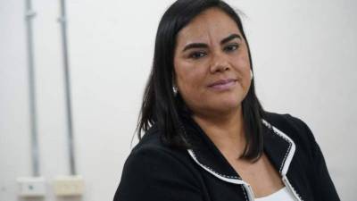 Rosa Elena Bonilla de Lobo en el juicio. Foto Andro Rodríguez