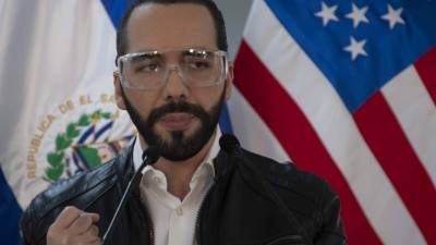 El presidente de El Salvador, Nayib Bukele. Foto: AFP