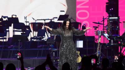 La cantante italiana Laura Pausini.