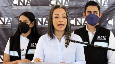 Gabriela Castellanos, directora del Consejo Nacional Anticorrupción (CNA). Fotografía de archivo: La Prensa.