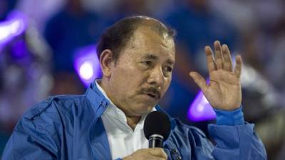 El presidente de Nicaragua, Daniel Ortega.