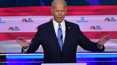 Biden, el ex vicepresidente que acompañó a Obama durante ocho años en la Casa Blanca, es el favorito para desafiar a Trump en las elecciones de 2020./AFP.