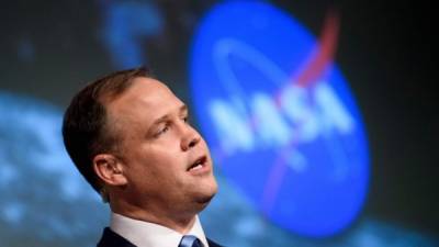 El ambicioso plan de la agencia espacial estadounidense busca lograr el retorno a nuestro satélite natural en los próximos 10 años. En la foto, Jim Bridenstine, director de la Nasa.