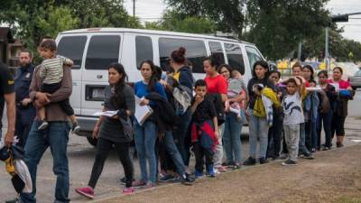 Miles de migrantes hondureños han solicitado asilo en EEUU en los últimos meses./AFP.