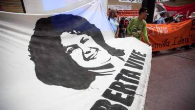 La ambientalista Berta Cáceres fue asesinada el 3 de marzo de 2016.