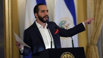 El presidente de El Salvador, Nayib Bukele. Foto: EFE/Archivo