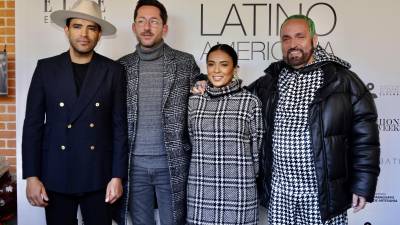 Alejandro Medrano, Director y Productor de Pasarela Latinoamericana, Tony Espada, Makeup Artist &amp; Hairstylist, Duly Romero, hiseñadora hondureña y Maison Mesa, diseñador español.