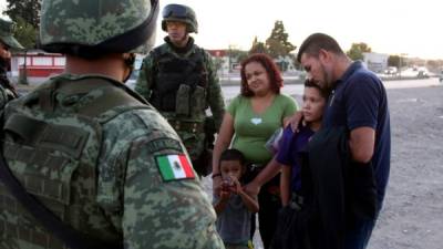 En 2019, el Gobierno mexicano se vio forzado a militarizar la frontera con Guatemala y frenar las caravanas de migrantes luego de que Trump amenazara con imponer aranceles a todas las exportaciones mexicanas. AFP