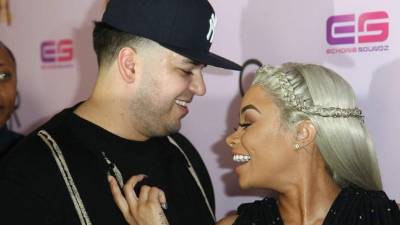 Rob Kardashian y Blac Chyna.