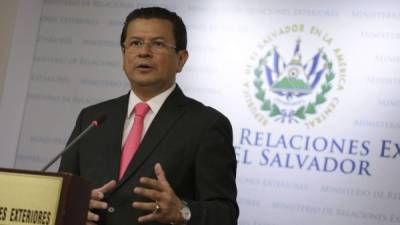 Hugo Martínez, canciller de El Salvador. EFE/Archivo