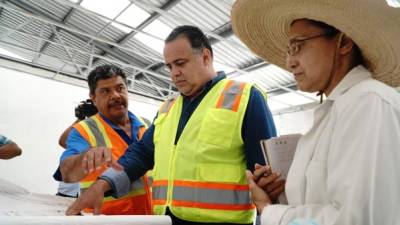 Armando Calidonio supervisó ayer los proyectos.