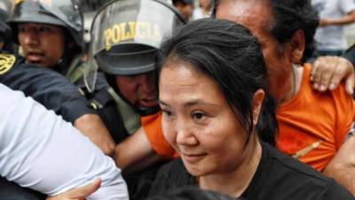 La líder del partido opositor peruano Fuerza Popular, Keiko Fujimori,.