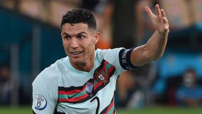 Cristiano Ronaldo y Portugal fueron eliminados por Bélgica en los octavos de final de la Euro. Foto AFP.