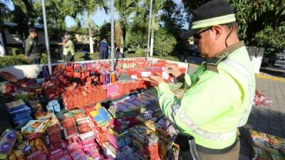 La pólvora decomisada será destruida.