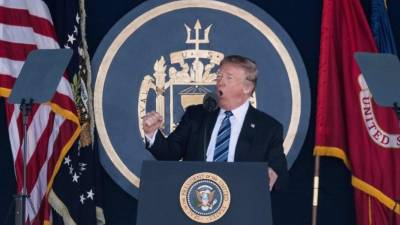 El presidente de EEUU, Donald Trump. AFP