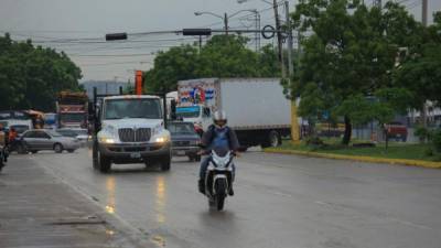 San Pedro Sula amaneció con nubosidad este lunes.