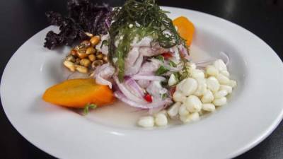 Un plato de ceviche, hecho a base de pescado crudo marinado en limón. EFE/Archivo