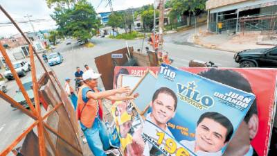Personal de la Municipalidad empezó ya la limpieza de las calles y bulevares.