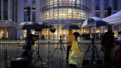 Las autoridades estadounidenses han desplegado un extremo operativo de seguridad en Nueva York durante el inicio del juicio del Chapo Guzmán./AFP.