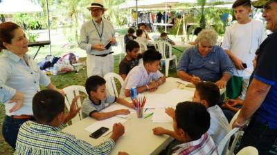 Los artistascompartieron sus conocimientos.