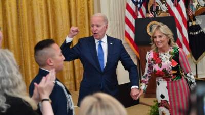 Jill Biden protagoniza su primera portada como primera dama de Estados Unidos./AFP.