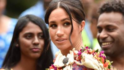 Este miércoles Meghan pronunció un discurso en el que pidió un mejor acceso a los estudios superiores para las mujeres. AFP