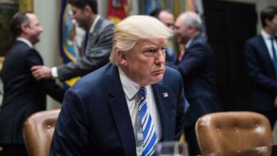 El presidente estadounidense le pidió a Comey que le jurará 'lealtad' en la investigación de la trama rusa. AFP.