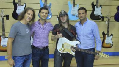 Alberto Zamarbide, Elie Maalouf, Pablo Soler y Antonio Maalouf.