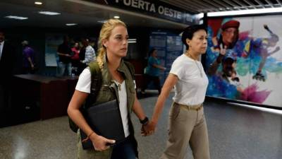 Lilian Tintori, esposa de Leopoldo López.